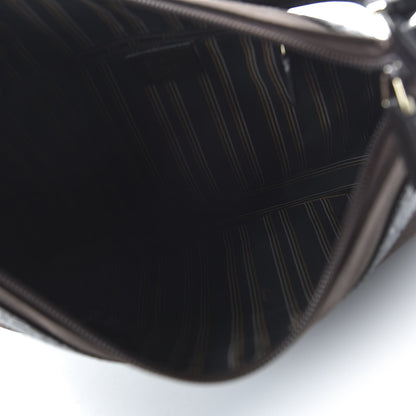 Gucci Guccissima Trim Canvas Hobo Dark Brown 5 of 10