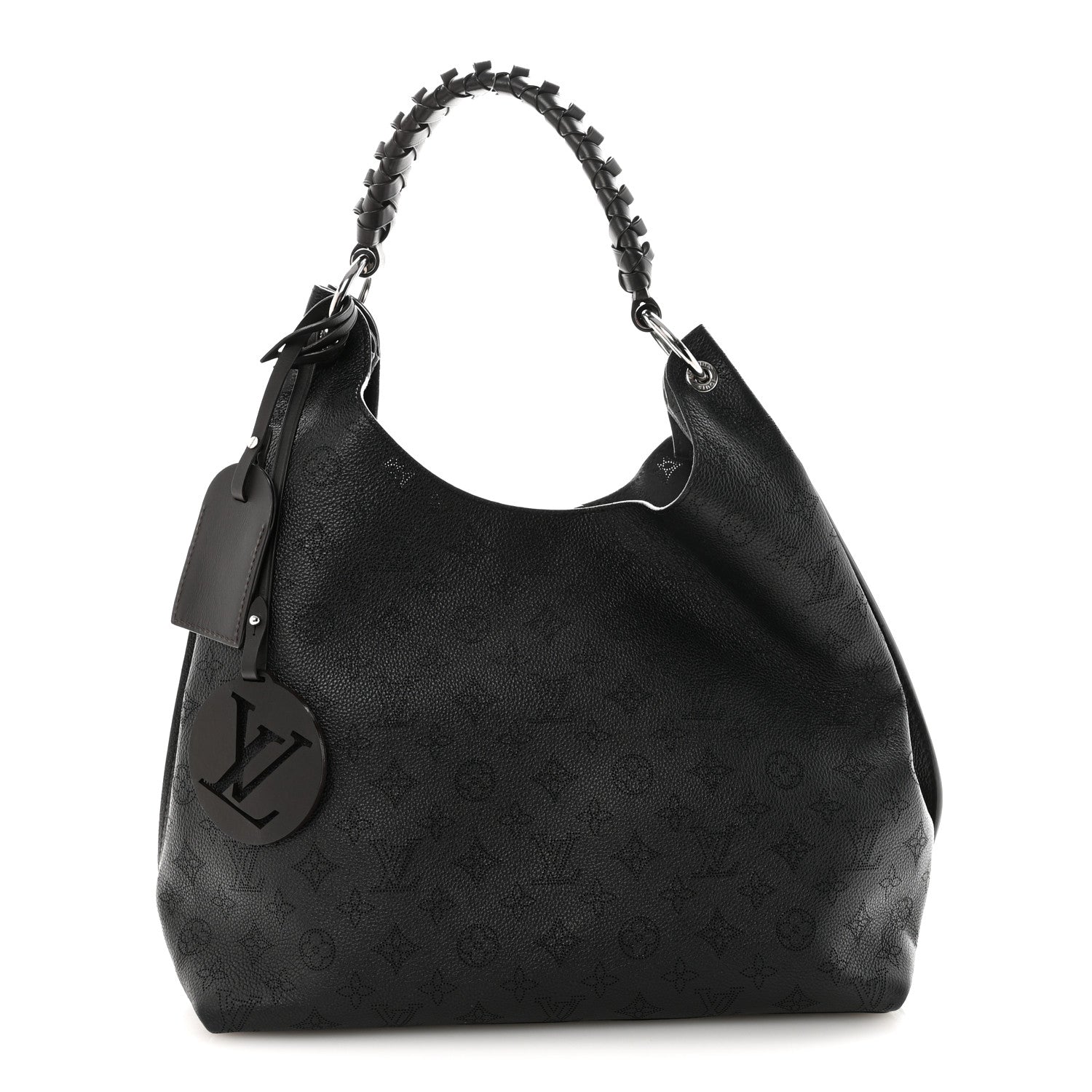Louis Vuitton Mahina Carmel Hobo Black 1 of 9
