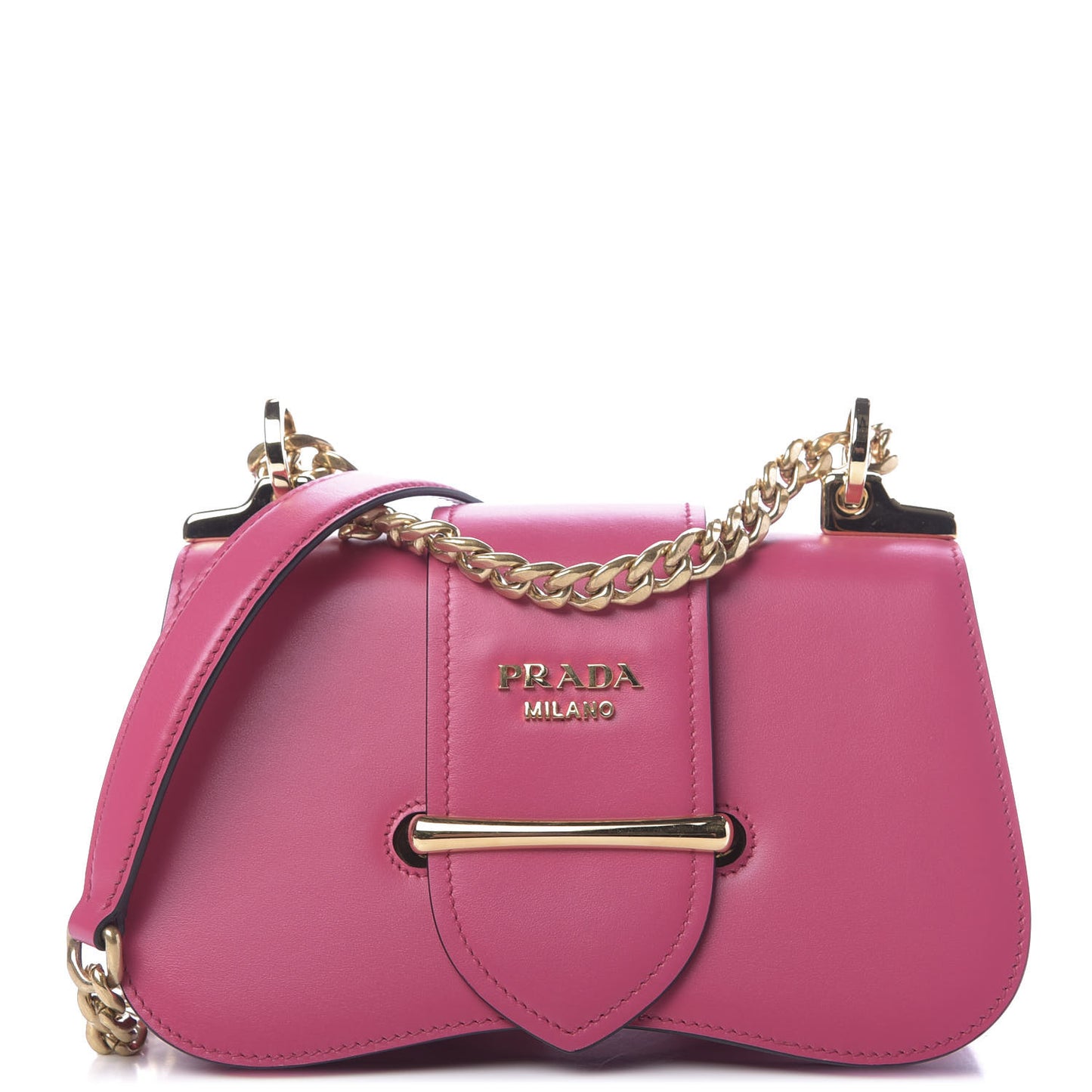 City Calfskin Sidonie Small Chain Crossbody Bag Magenta