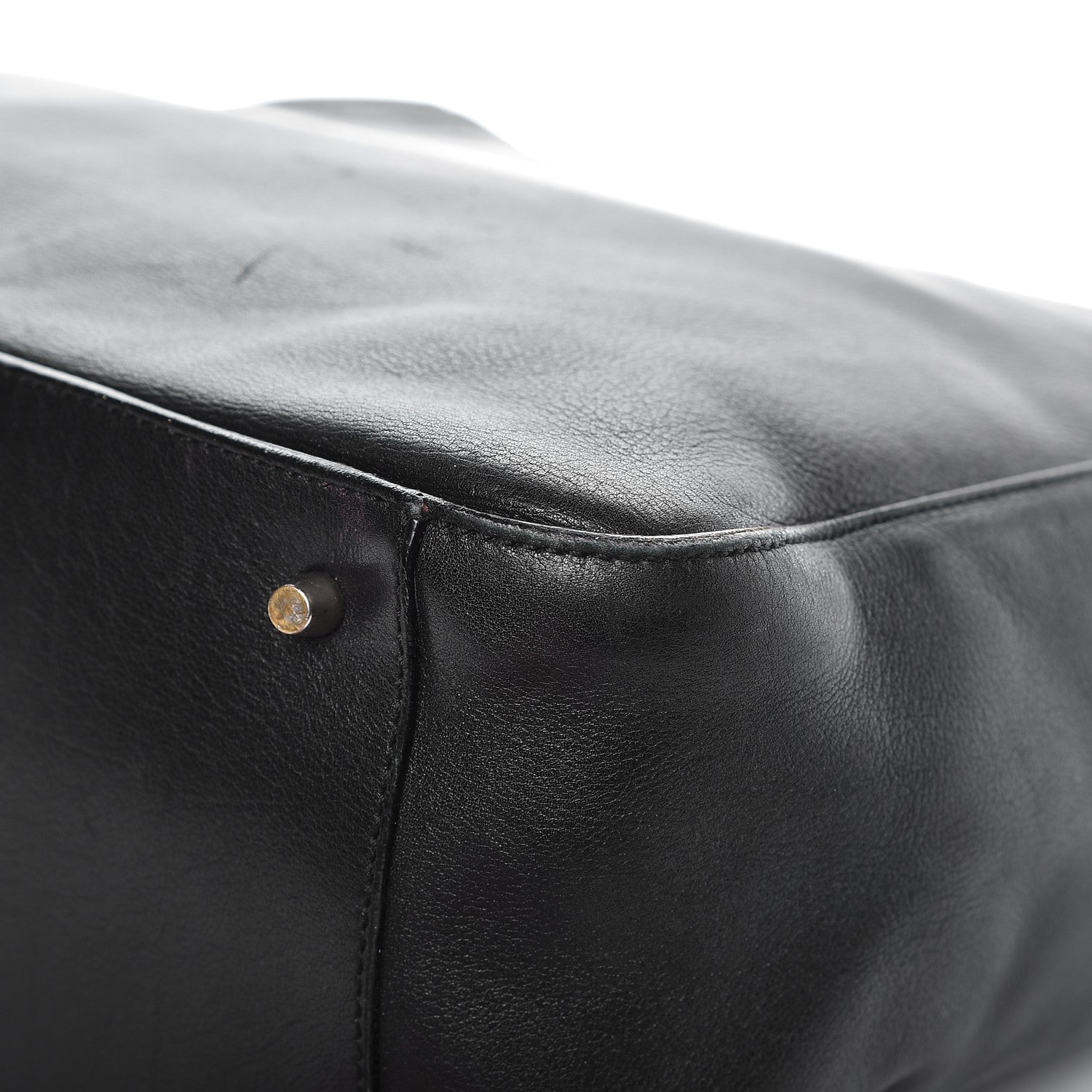 Prada Soft Calf Shopping Tote Black 12 of 13