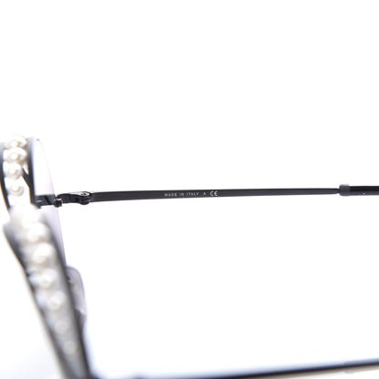 Chanel Pearl Round Sunglasses 4234-H Black 6 of 7