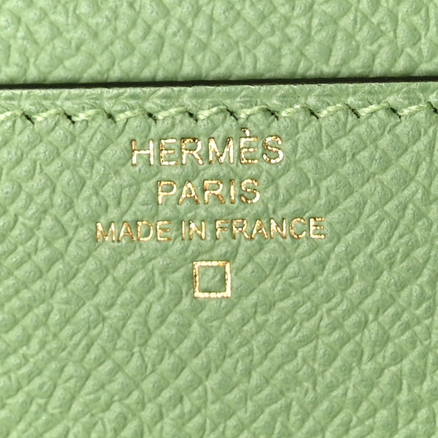 Hermes Epsom Alligator Lizard Constance Wallet To Go Vert Criquet Cactus Beige Sable Ombre 6 of 10
