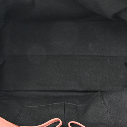 Alexander McQueen Pebbled Calfskin Large Skull Padlock Zip Around Tote Blush Pink 5 of 17