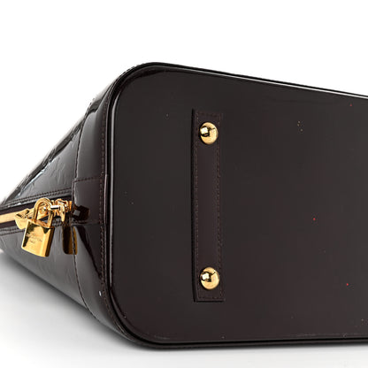 Louis Vuitton Vernis Alma GM Amarante 8 of 9