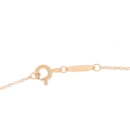 Tiffany 18K Rose Gold Diamond Small Ampersand Pendant Necklace 4 of 8