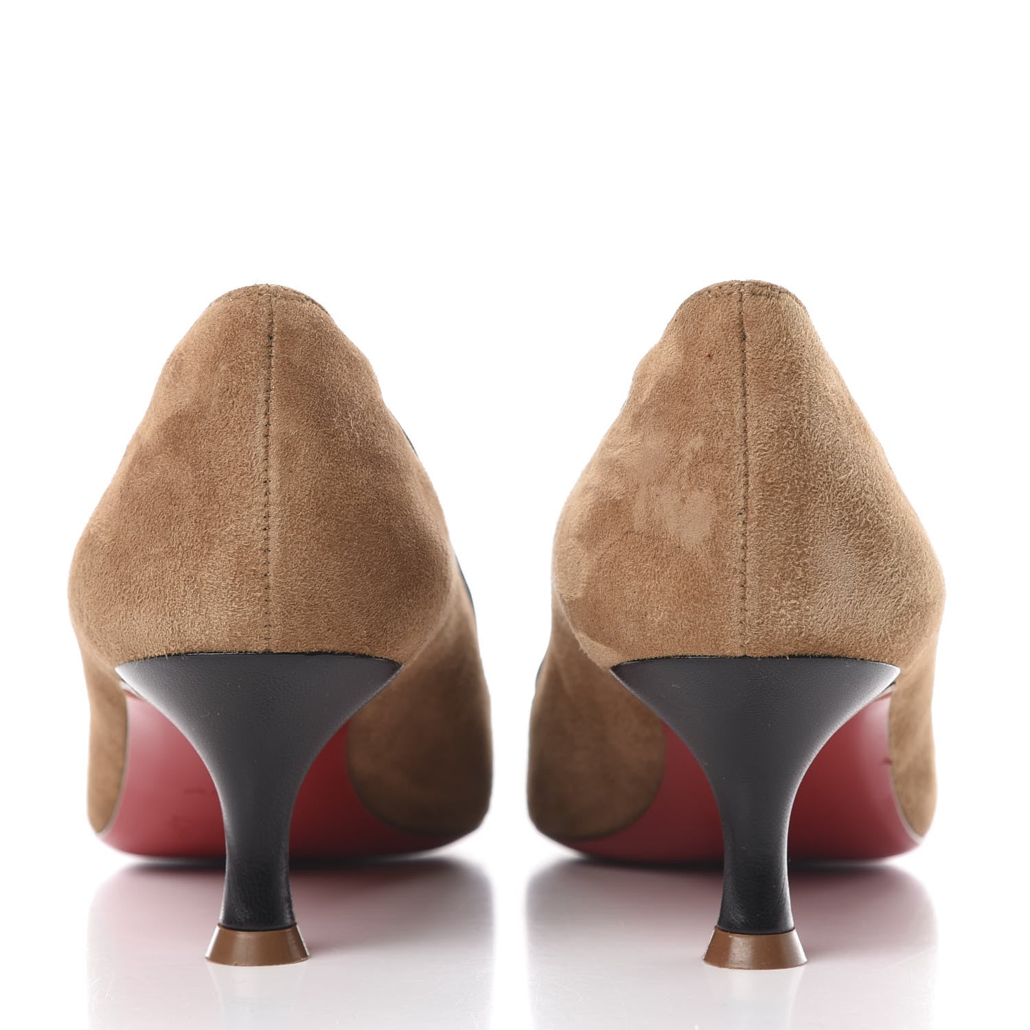 Christian Louboutin Suede Neo Mars 45 Pumps 39 Camel 7 of 9