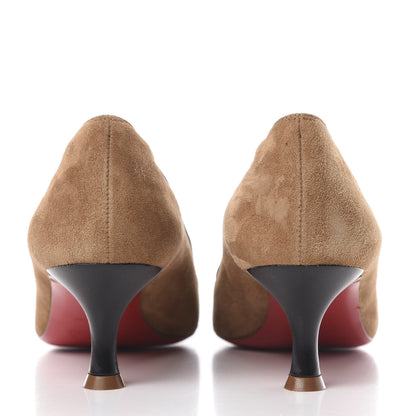 Christian Louboutin Suede Neo Mars 45 Pumps 39 Camel 7 of 9