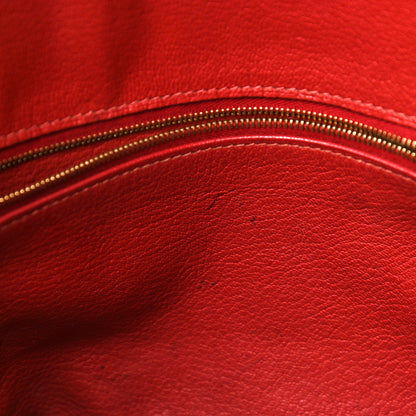Hermes Togo Horseshoe Birkin 30 Chocolate Rouge Vif 13 of 20