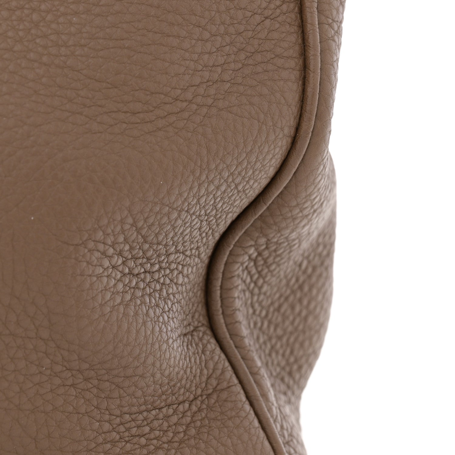 Gucci Pebbled Calfskin Medium Bamboo Shopper Tote Acero 16 of 17