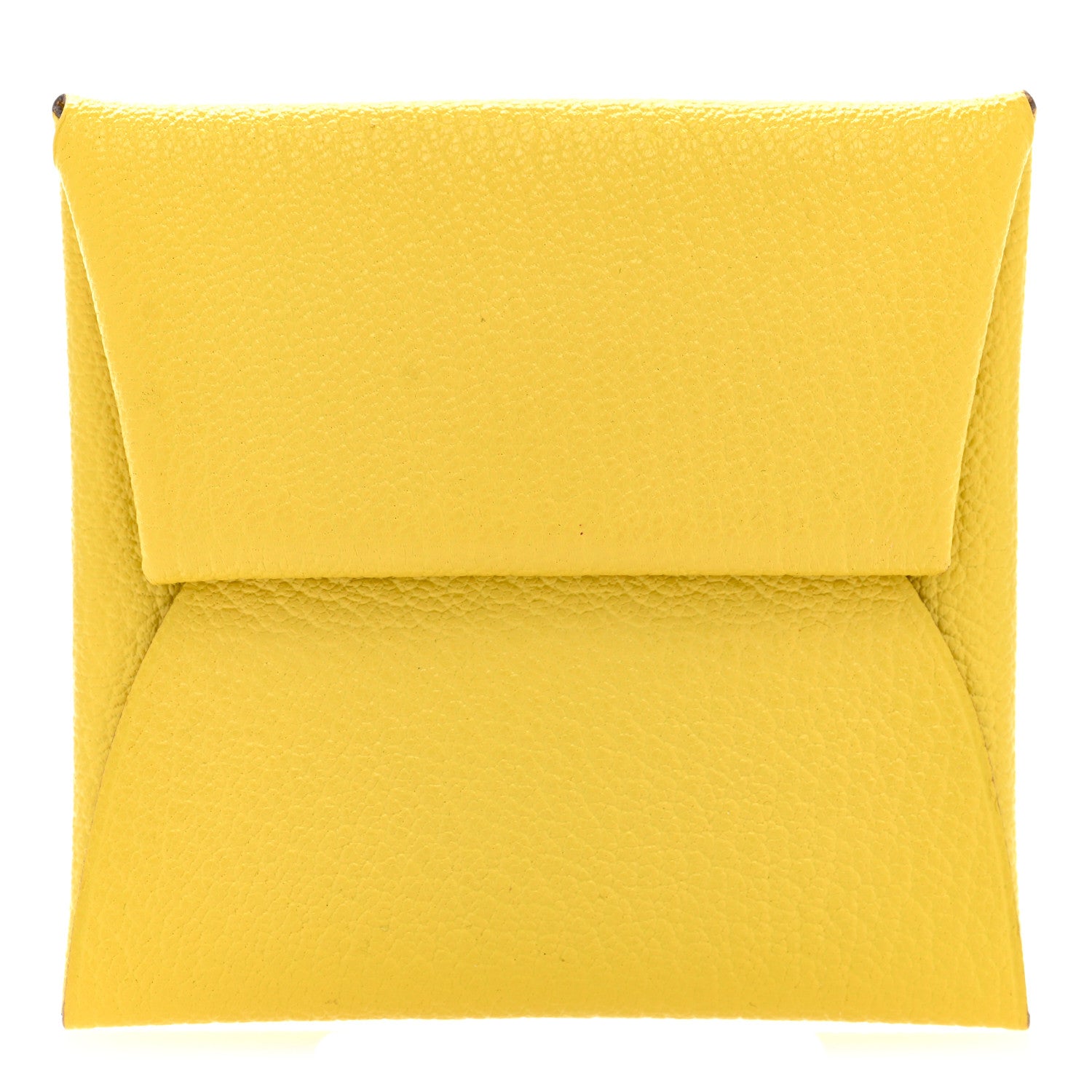 Hermes Chevre Mysore Bastia Coin Purse Jaune Ambre 1 of 7