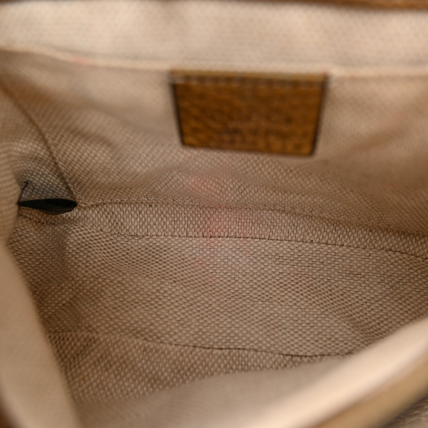 Metallic Pebbled Calfskin Small Soho Flap Crossbody Gold Ombre