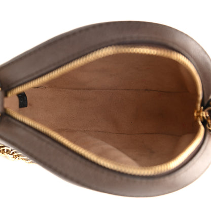 Gucci GG Supreme Monogram Web Mini Ophidia Round Shoulder Bag Brown 5 of 12
