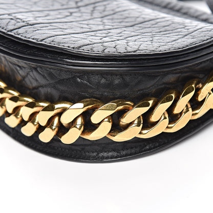 Givenchy Bullhide Mini Infinity Saddle Bag Black 8 of 9