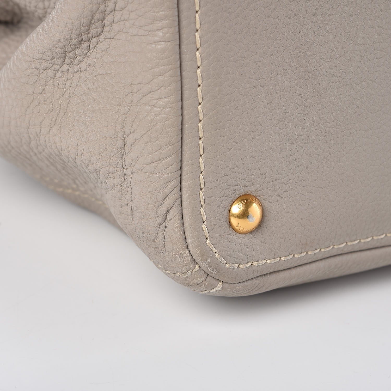 Prada Vitello Daino Tote Pomice 9 of 12