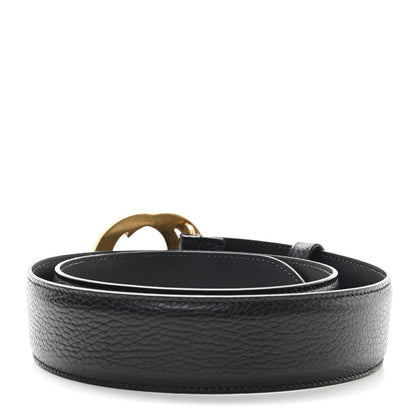 Gucci Dollar Calfskin Interlocking G Belt 85 34 Black 2 of 5