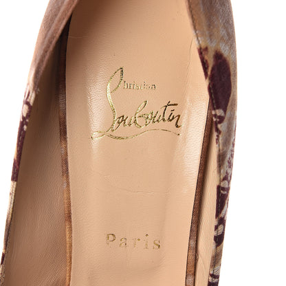 Christian Louboutin Bazin Jenny 150 Platform Pumps 41 Fauve 6 of 9