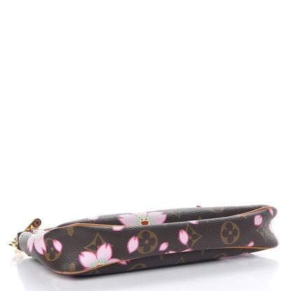 Louis Vuitton Monogram Cherry Blossom Pochette Accessories Brown 4 of 15