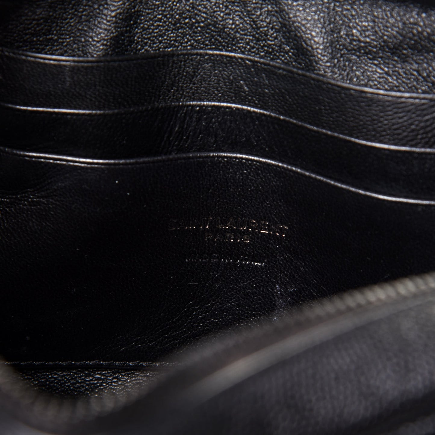 Grain De Poudre Matelasse Monogram Mini Lou Camera Bag Black