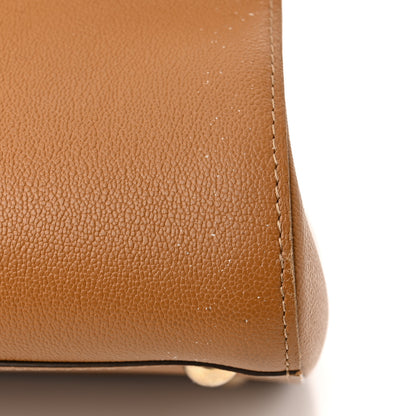Delvaux Grained Calfskin MM Brillant Satchel Natural 12 of 14