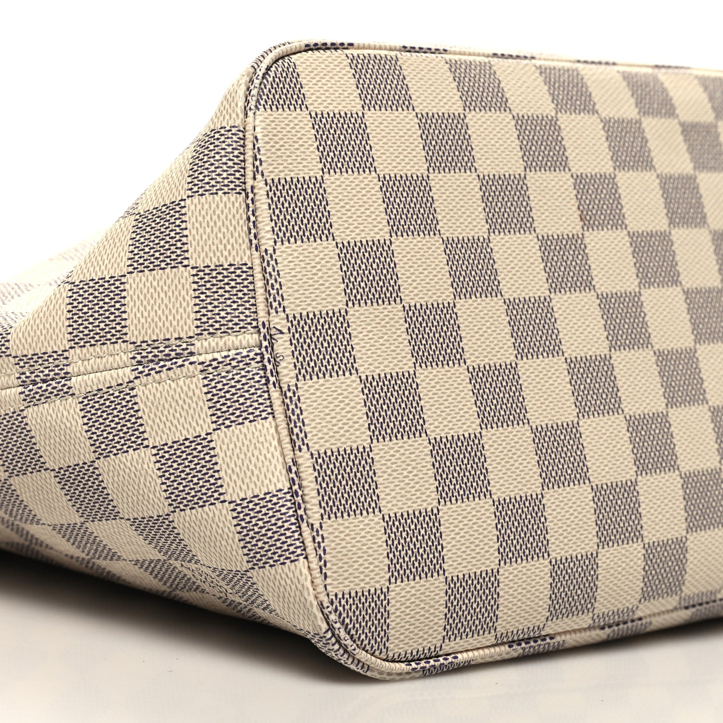 Damier Azur Braided Neverfull MM Orange