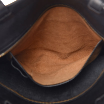 Delvaux Grained Calfskin Woven Shoulder Bag Black 9 of 14