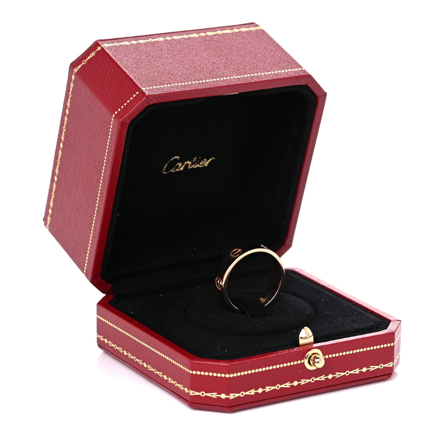 18K Pink Gold 5.5mm LOVE Ring 60 9