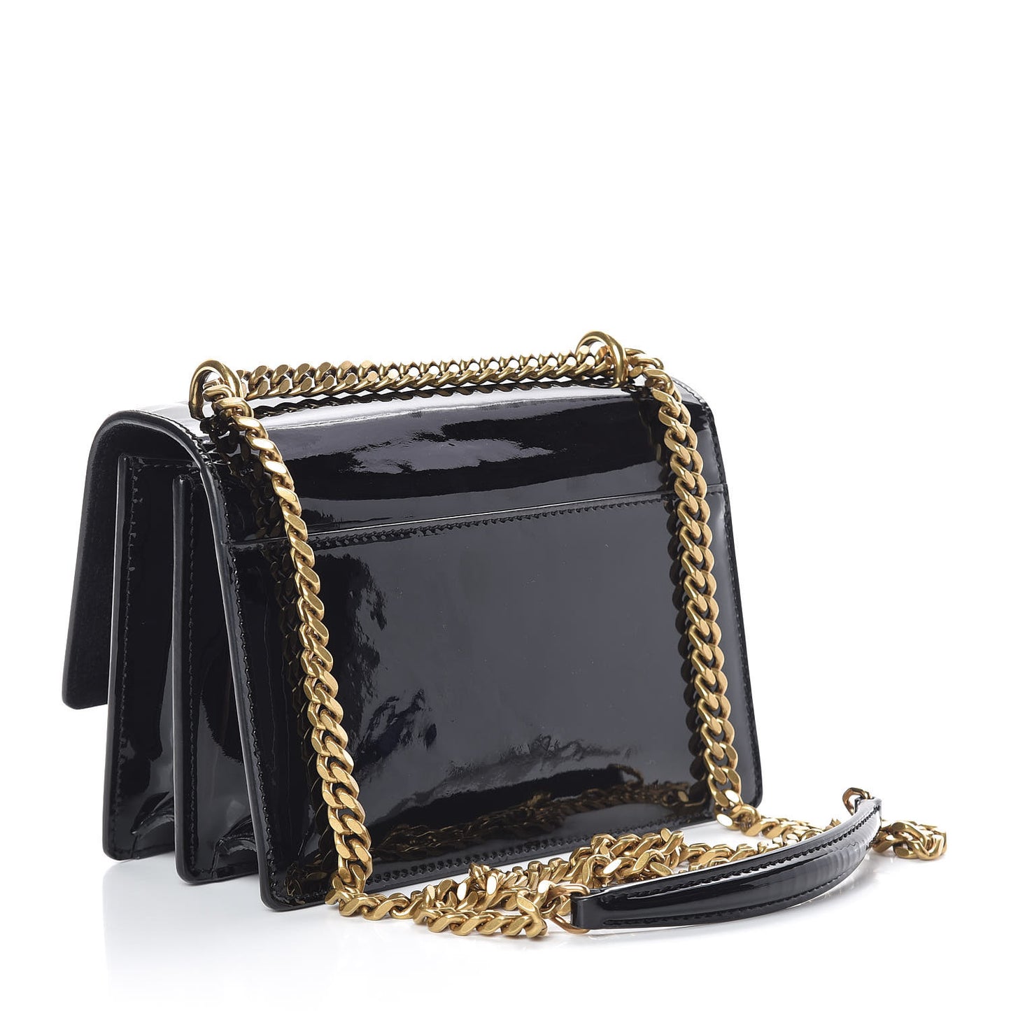 Patent Small Monogram Sunset Black