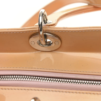 Christian Dior Patent Cannage Large Lady Dior Dark Beige 12 of 14