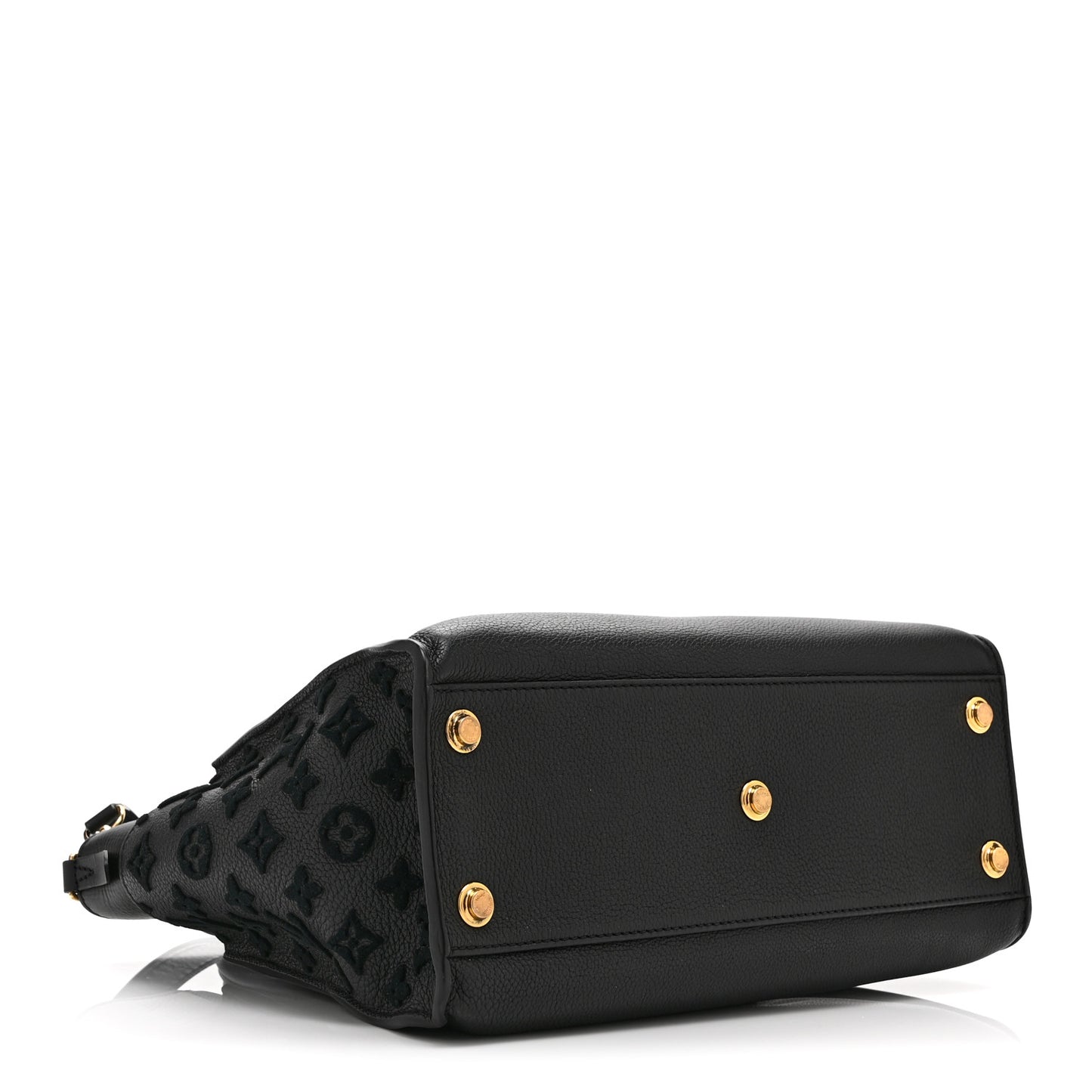 Calfskin Monogram Tufting On My Side Black