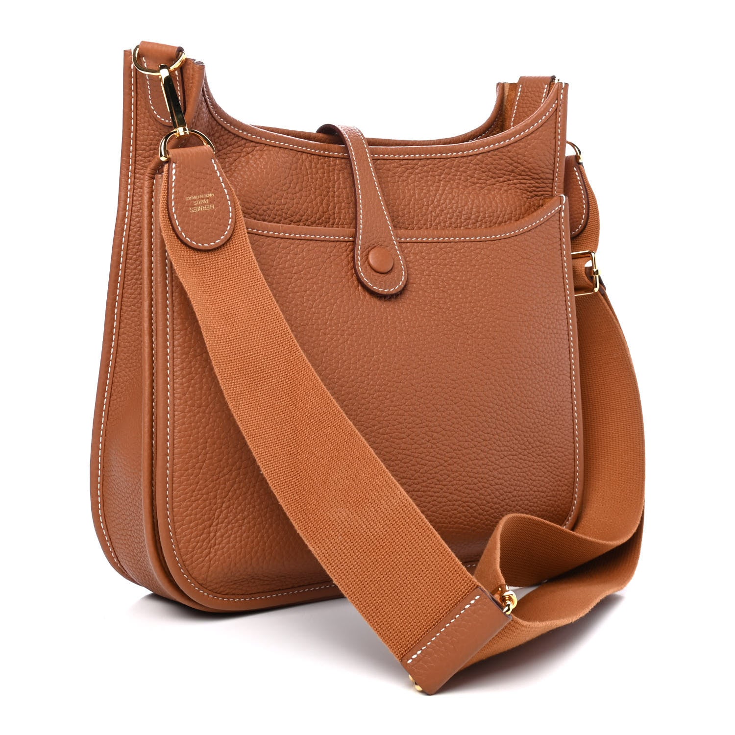 Hermes Taurillon Clemence Evelyne III PM Gold 2 of 4