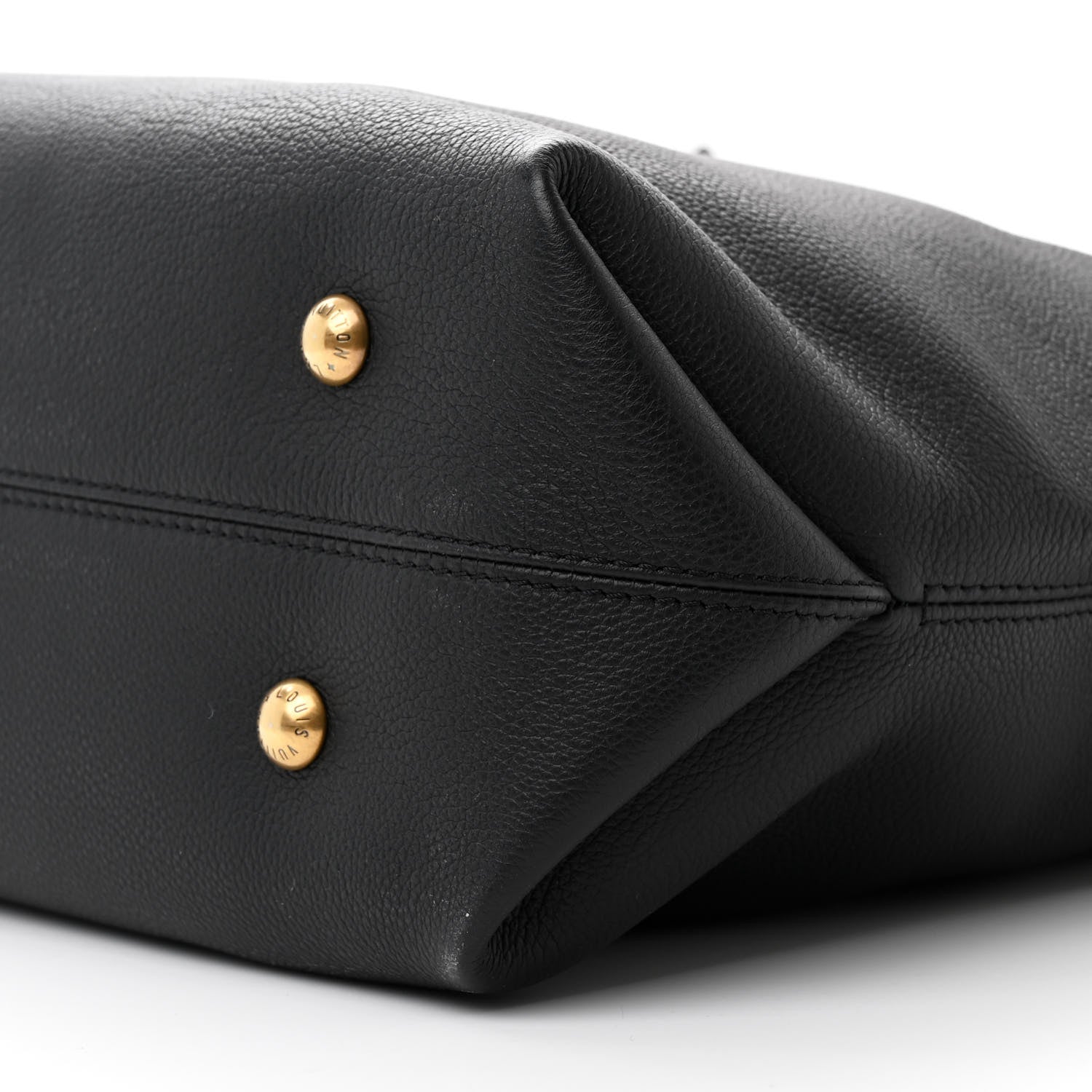 Louis Vuitton Grained Calfskin Low Key Cabas MM Black 11 of 12