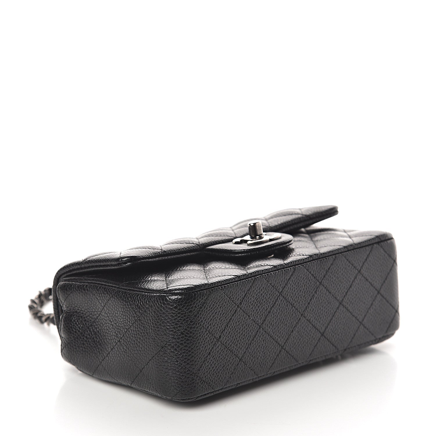 Chanel Caviar Quilted Mini Rectangular Flap Black 3 of 8