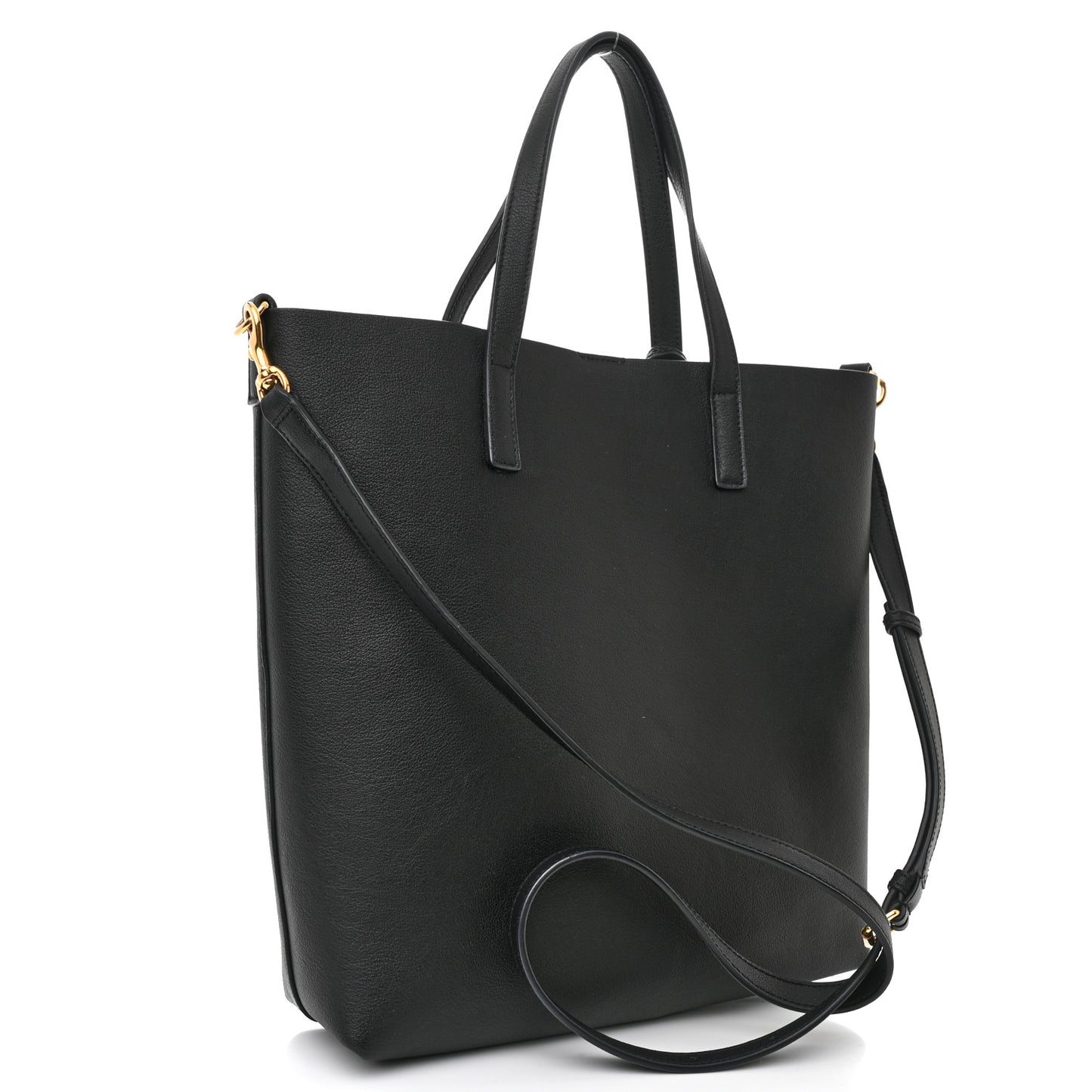 Calfskin Toy Shopping Tote Black
