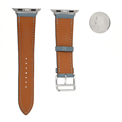 Hermes Swift 41mm Apple Watch Band Bleu Lin 2 of 5