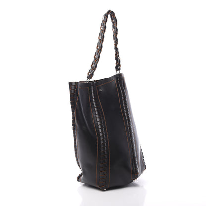 Proenza Schouler Calfskin Large Hex Bucket Black 3 of 9