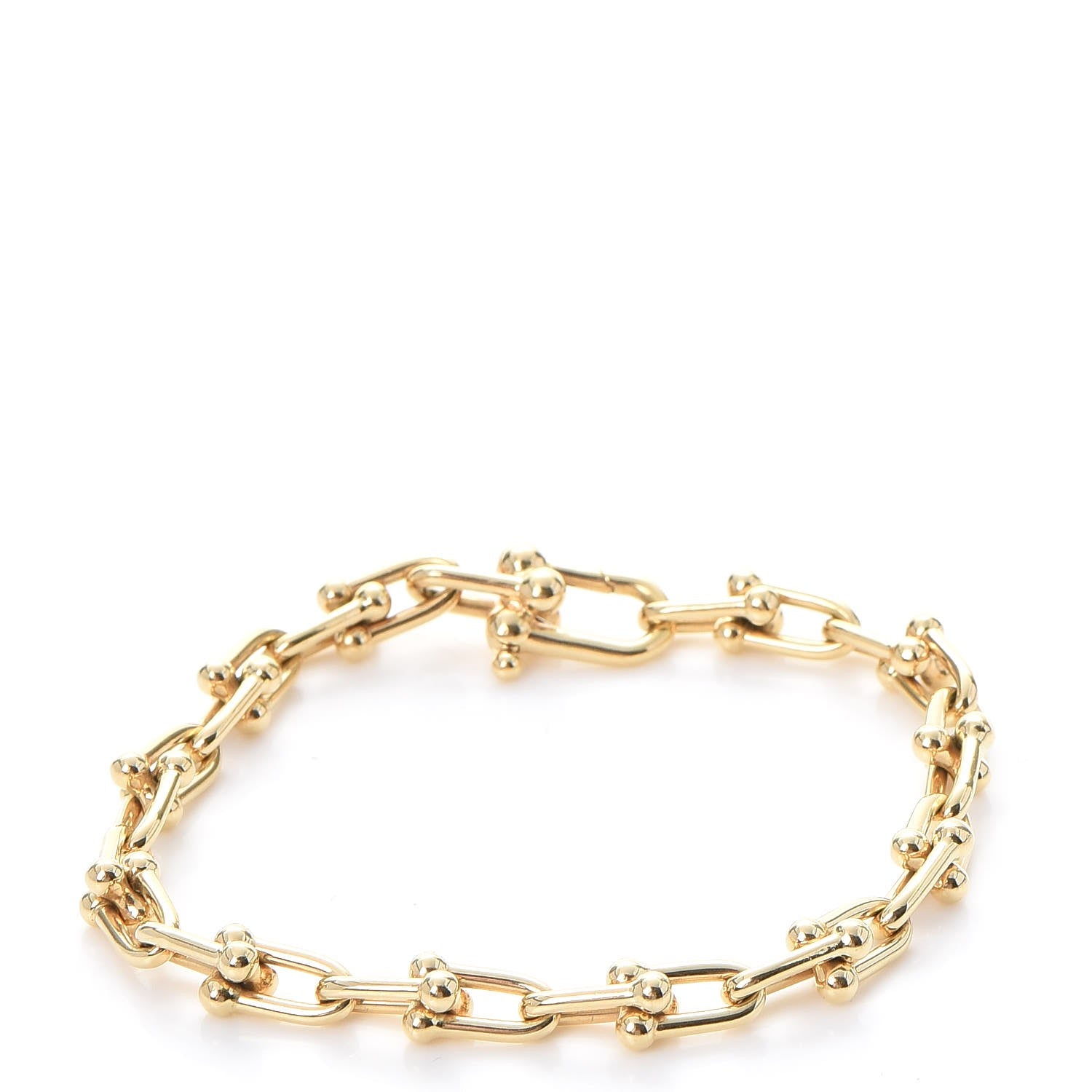 Tiffany 18K Yellow Gold Small HardWear Link Bracelet 261235