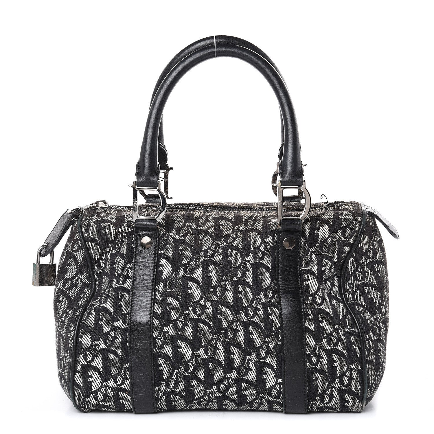 Christian Dior Monogram Boston Black 1 of 18