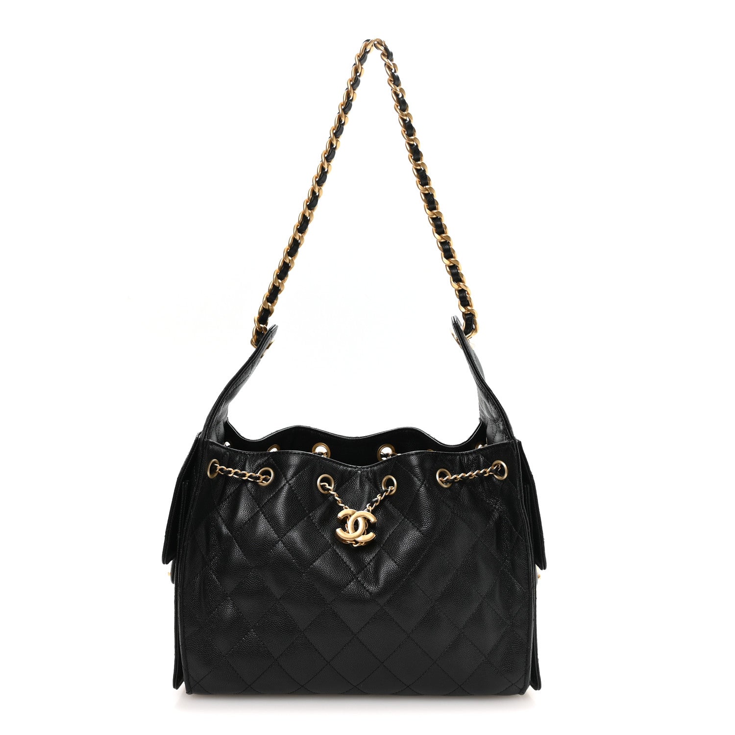 Chanel Caviar Quilted Small Chanel 25 Handbag Black 1 of 11