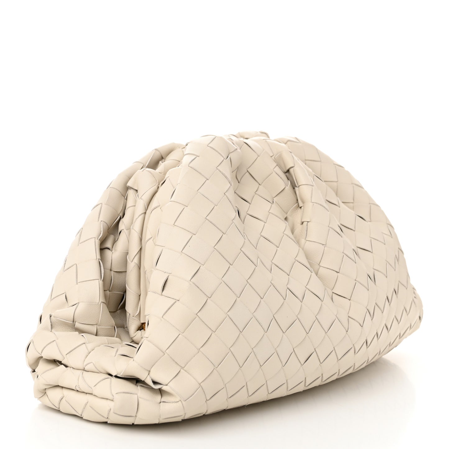 Nappa Maxi Intrecciato The Pouch Oversized Clutch Plaster