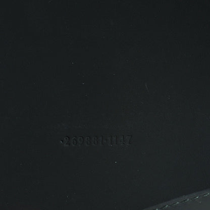 Gucci Rubberized Leather Guccissima Ipad Case W Fold Over Stand Black 6 of 7