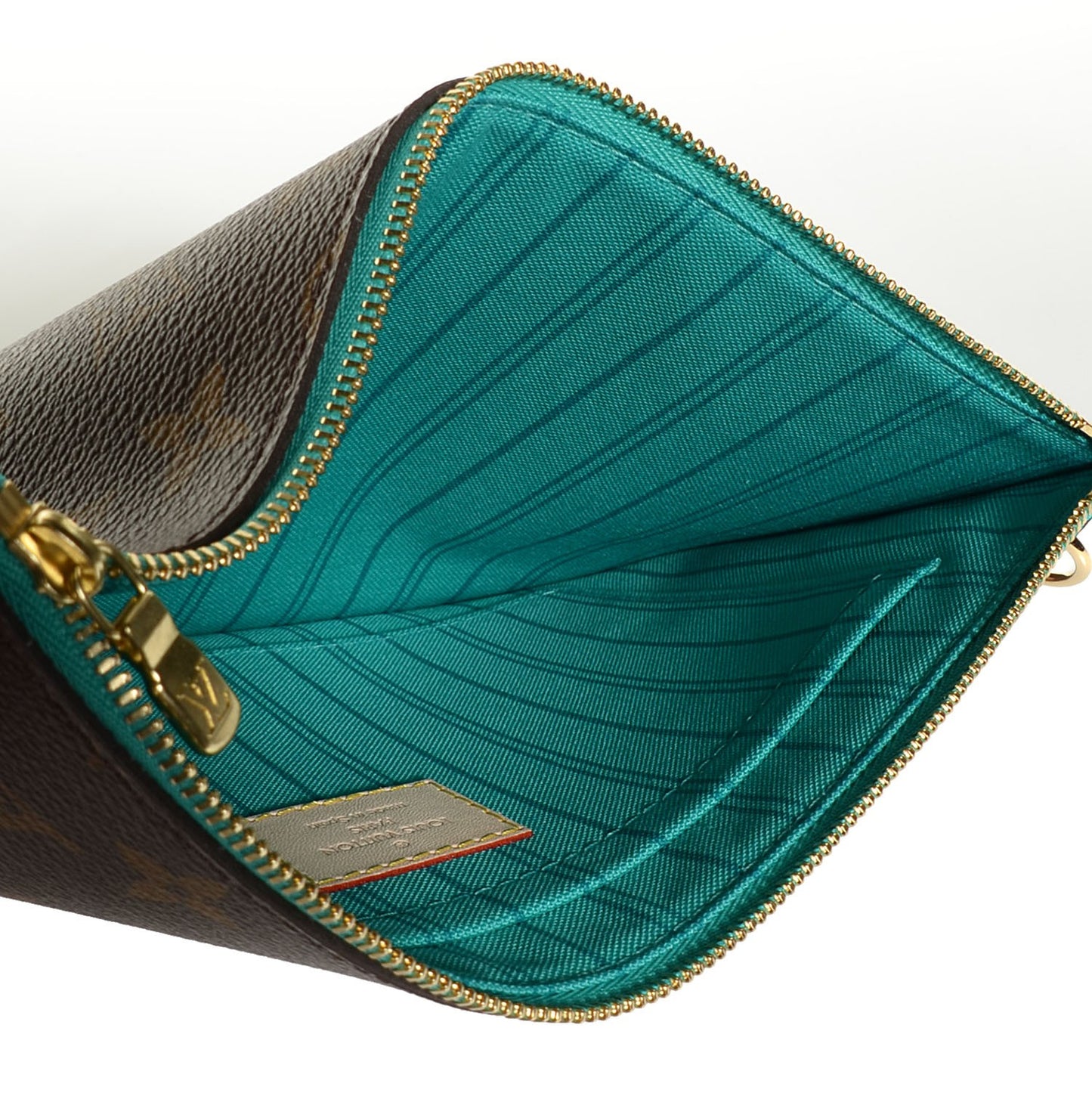 Monogram Neverfull MM GM Pochette Turquoise