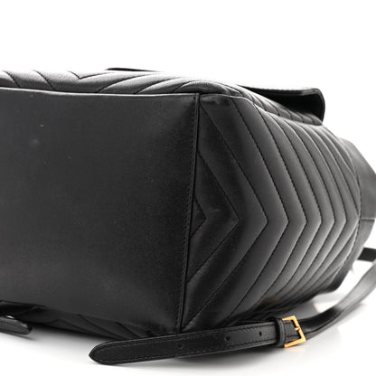 Saint Laurent Lambskin Matelasse Monogram Joe Backpack Black 10 of 14