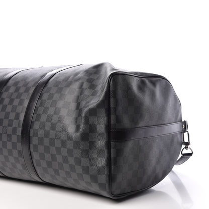 Louis Vuitton Damier Graphite Keepall Bandouliere 55 10 of 10