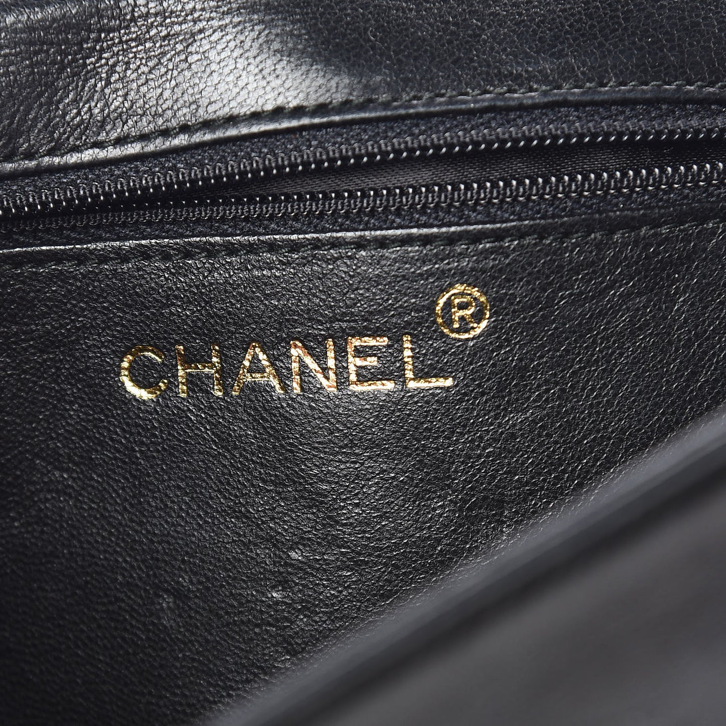 Lambskin Quilted Small Tassel Single Flap Black