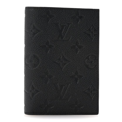 Louis Vuitton Empreinte Monogram Passport Cover Black 1 of 7