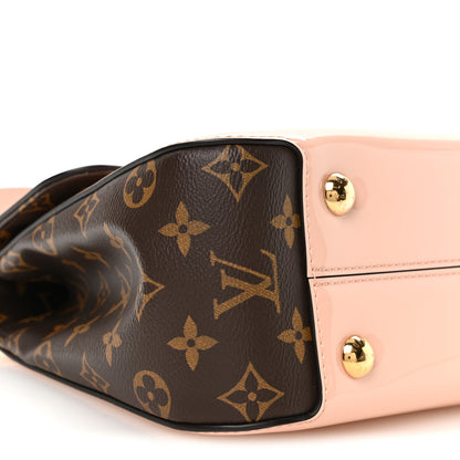 Louis Vuitton Patent Calfskin Monogram Cherrywood PM Rose Ballerine 9 of 11