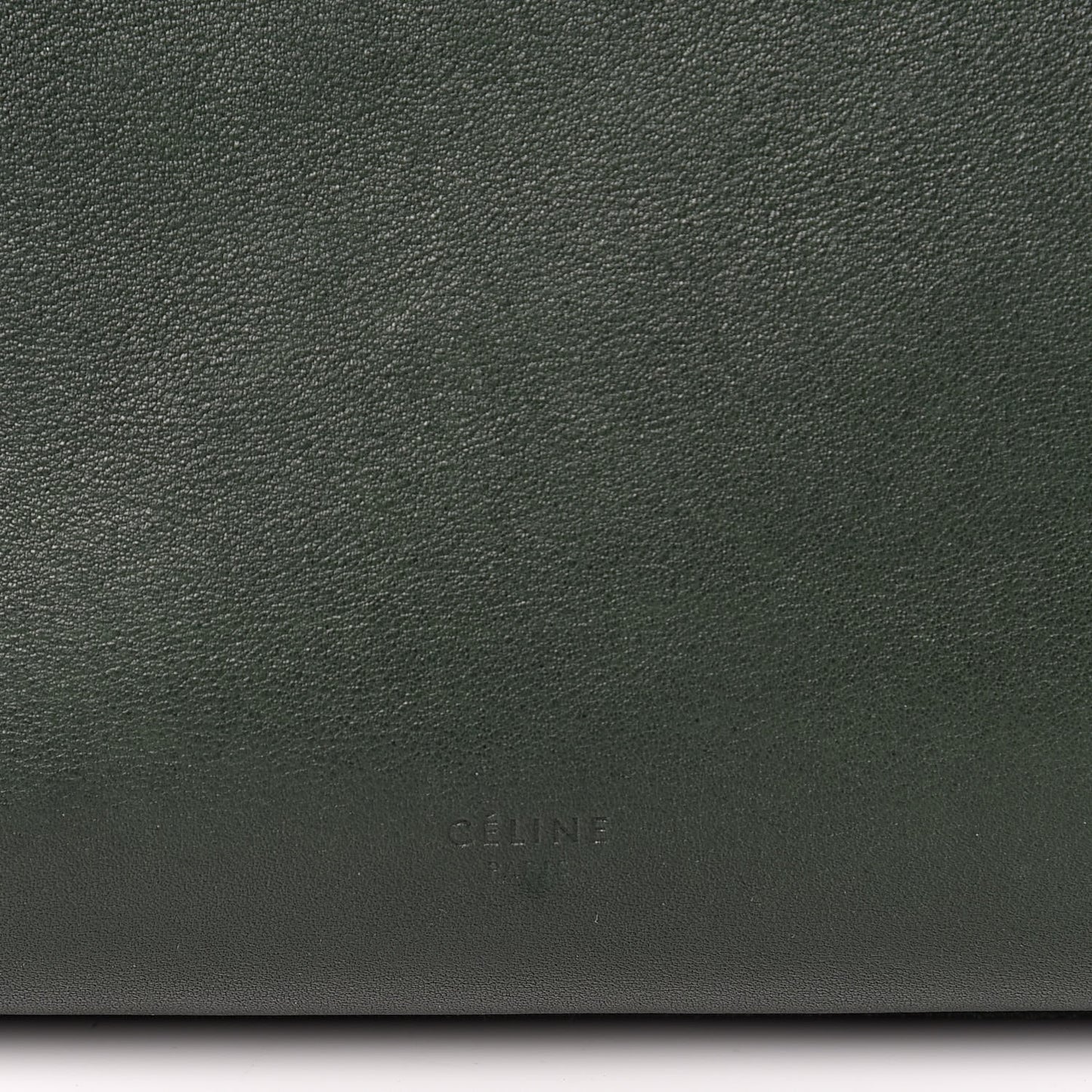 Smooth Calfskin Medium Big Bag Dark Green