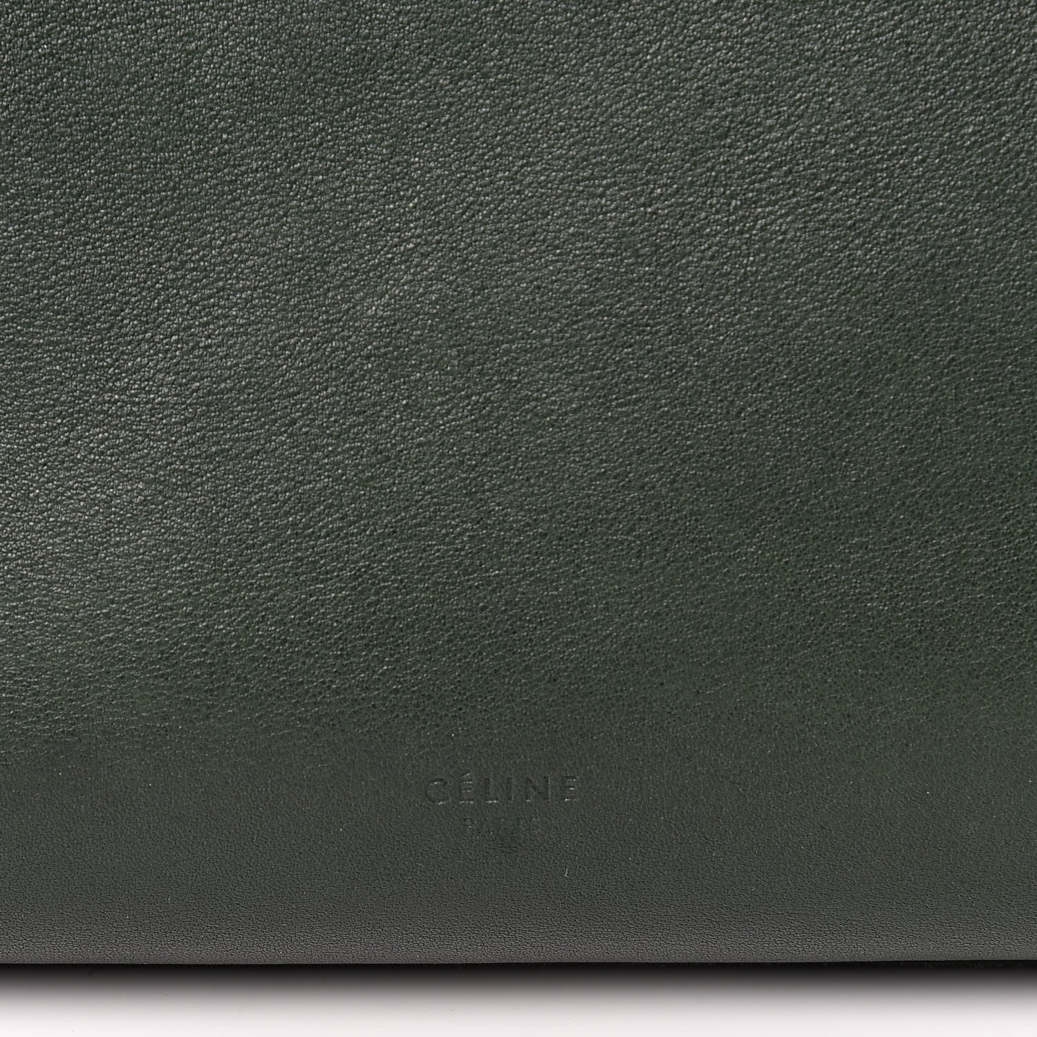 Celine Smooth Calfskin Medium Big Bag Dark Green 6 of 15