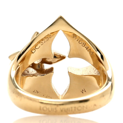 Louis Vuitton LV Flowergram Ring 63/10.25 Gold 5 of 6