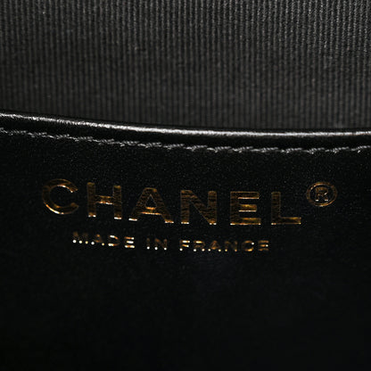 Chanel Shiny Lambskin Quilted Mini Flap Black 6 of 12